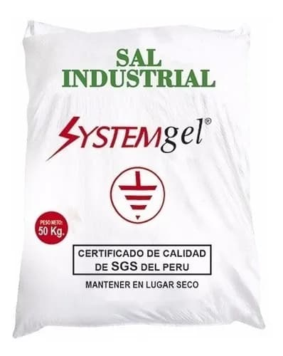 Sal Industrial para Puesta a Tierra