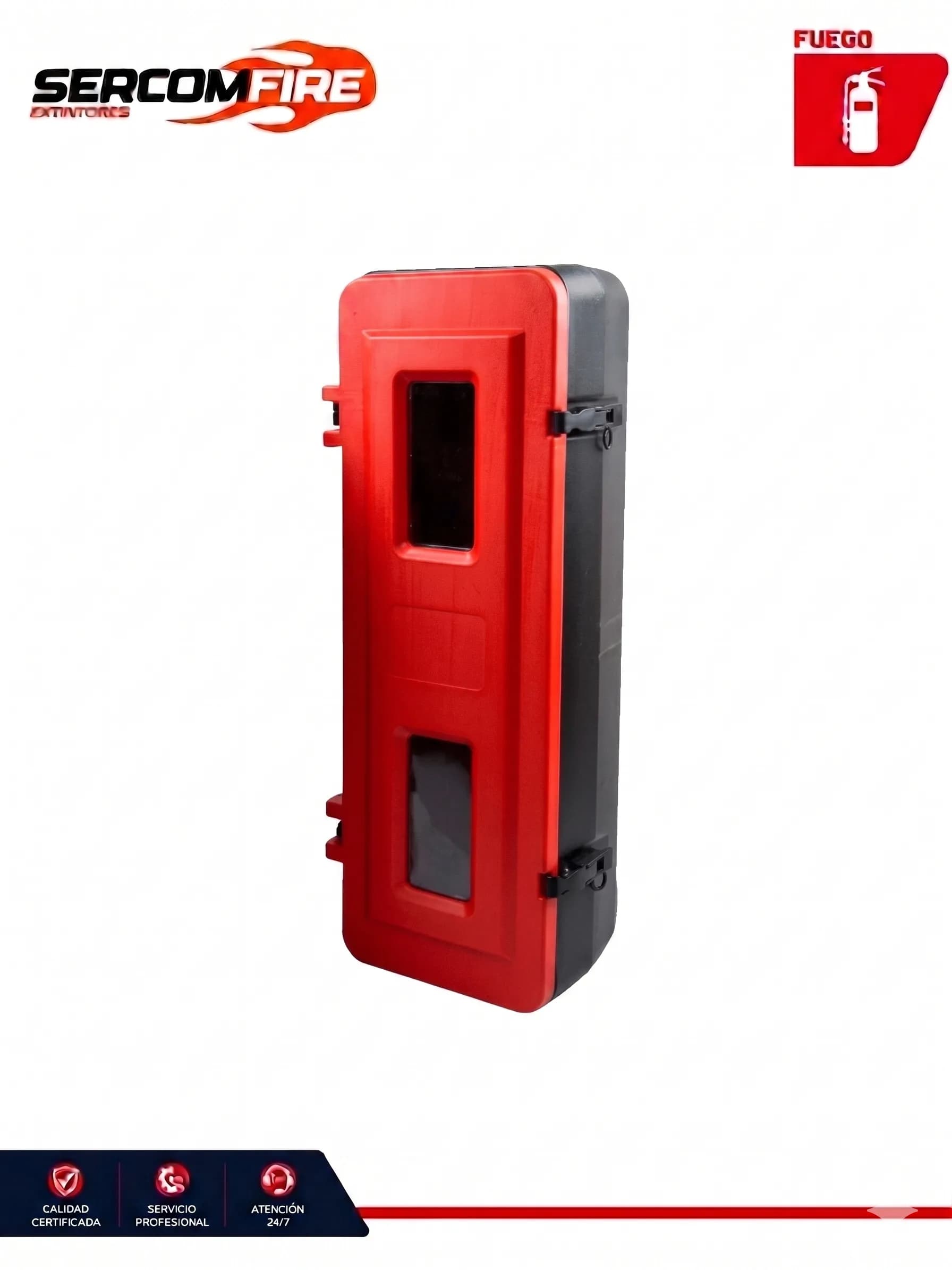 GABINETE DE PVC PARA EXTINTOR 6 KG